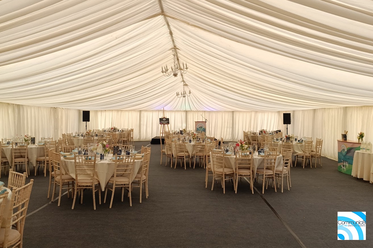 Corporate Sound System for Event in Pembrokeshire and Carmarthenshire