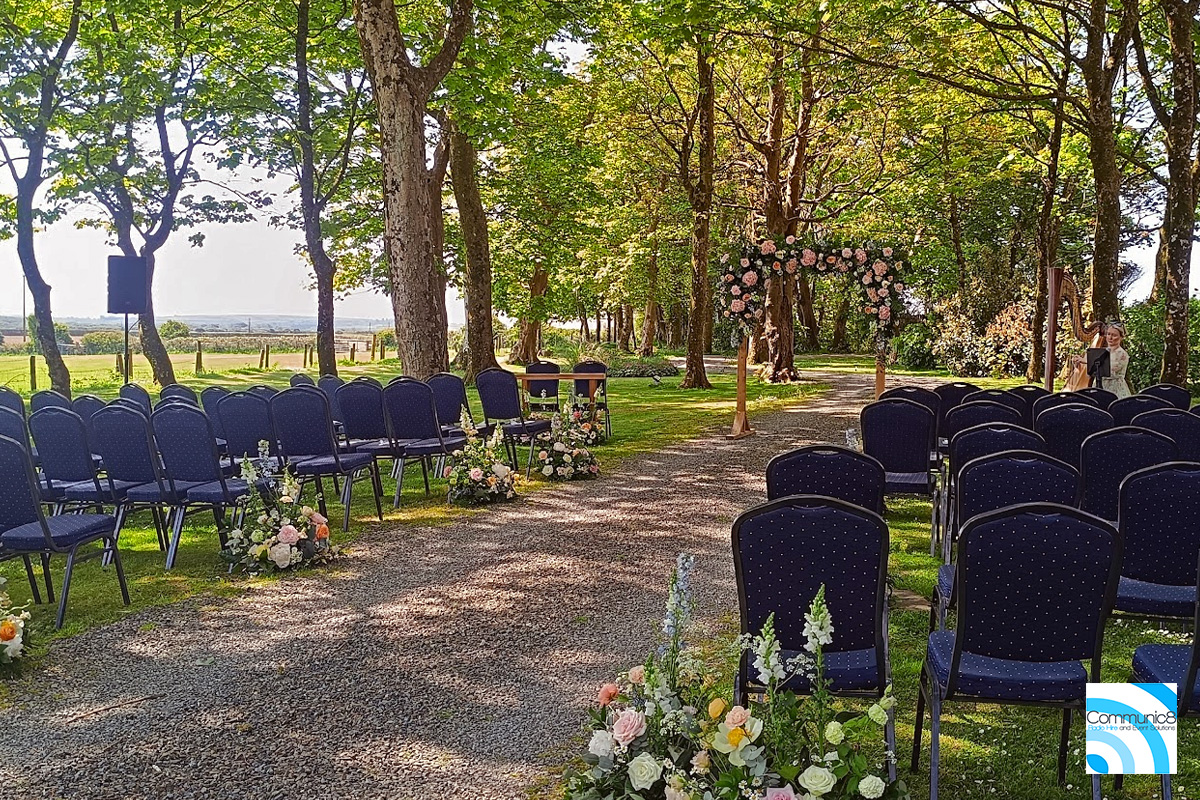 Speaker System for Wedding Receptions,  - Pembrokeshire, Carmarthenshire and Swansea