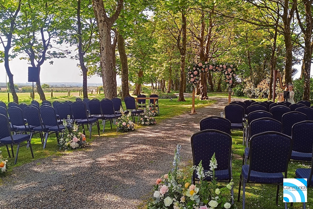 Speaker System for Wedding Receptions,  - Pembrokeshire, Carmarthenshire and Swansea