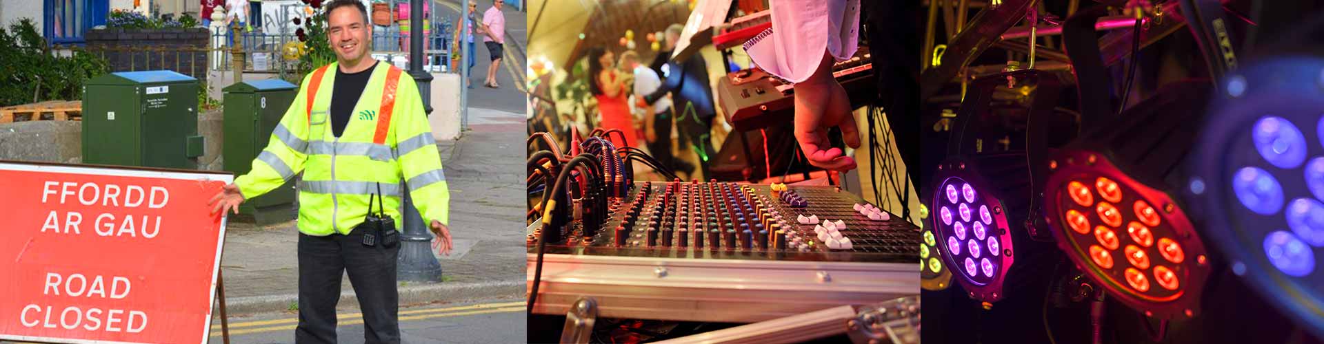 Audio Visual Hire Company in Neath Port Talbot - Loudspeaker Hire - Public Address Systems - Outdoor Event Lighting and Radio Communications Provider