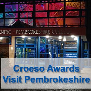  2023 Croeso Awards Show with Lighting Hire and Venue Decor - Visit Pembrokeshire