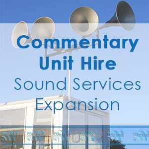 New Commentary Unit for Hire and Incident Trailer
