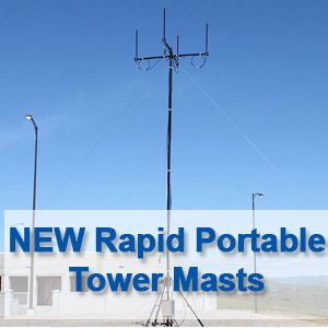 New Rapidly Deployable Portable Masts to Hire